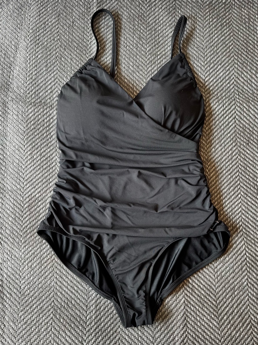 CALIA Black One-Piece Swimsuit molded cups